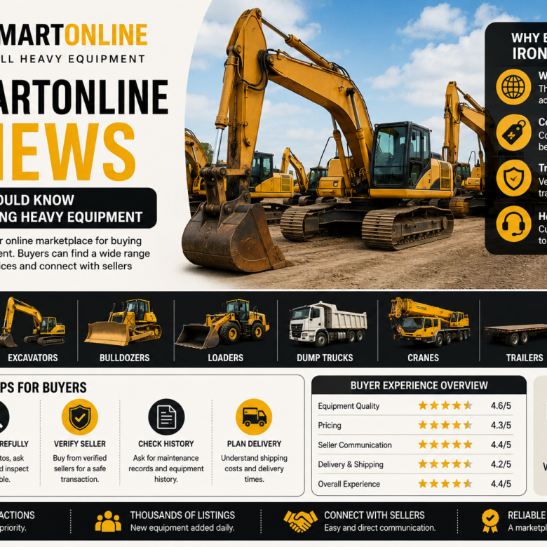 Ironmartonline Reviews: What Buyers Should Know Before Purchasing Heavy Equipment