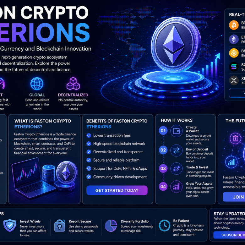 Faston Crypto Etherions – Exploring the Future of Digital Crypto Technology